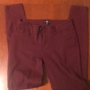Maroon leggings